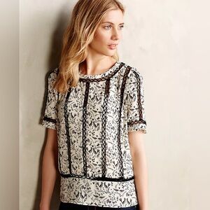 Anthropologie Meadow Rue Faison Blouse Size Small